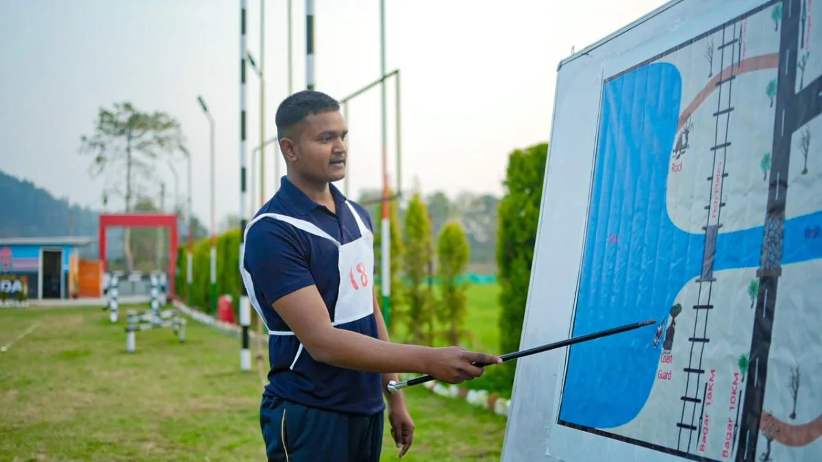 NDA Aspirants Participating in Outdoor Training at Alliance Defence Academy
